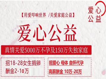 翼城捐卵助孕生子 爱心志愿者招募